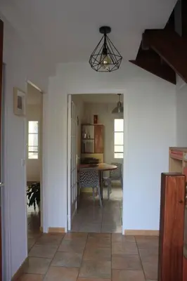 Plan de l'établissement Maison de centre-ville avec grande terrasse