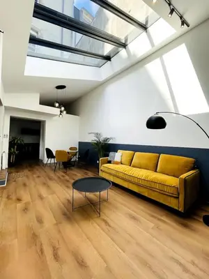 Coin salon dans l'établissement Loft - Centre Ville