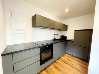 Cuisine ou kitchenette dans l'établissement Loft - Centre Ville