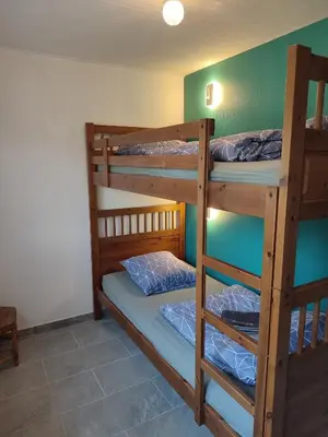 Un ou plusieurs lits dans un hébergement de l'établissement Auberge du Mer-Made Landévennec GR34