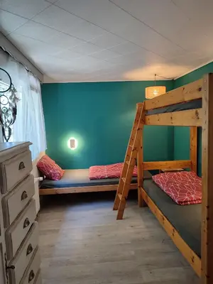 Un ou plusieurs lits dans un hébergement de l'établissement Auberge du Mer-Made Landévennec GR34