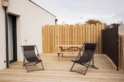 Plan de l'établissement Men Louet O - Gîte de bord de mer