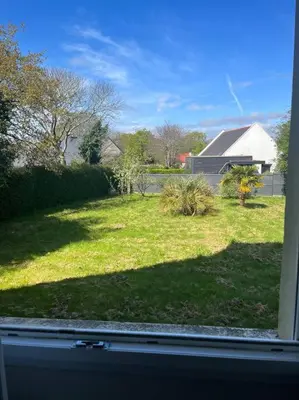 Jardin de l'établissement Maison au calme à Dirinon