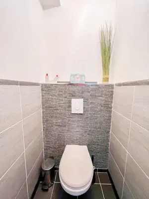 Salle de bains dans l'établissement Superbe appartement T3 cosy de 60m2