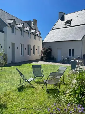 Jardin de l'établissement La Part des Anges 29 - Maison d'hôtes et Table épicurienne