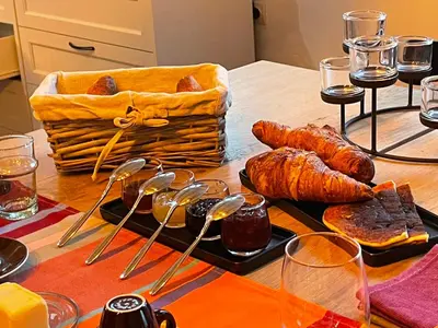 Nourriture dans la maison d'hôtes ou à proximité
