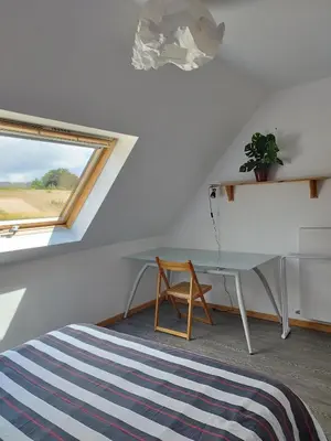 Un ou plusieurs lits dans un hébergement de l'établissement Maison 12 pers Douarnenez kerlaz 2 étoiles Atout France