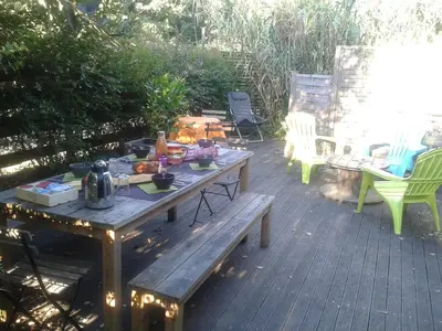 Jardin de l'établissement Les chambres de Kerael