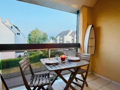 Vue générale sur la montagne ou vue sur la montagne depuis l'appartement