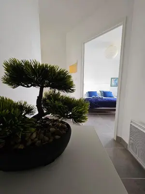 Coin salon dans l'établissement VIKI - THALASSO CONCARNEAU - 2 à 4 personnes