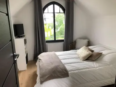 Un ou plusieurs lits dans un hébergement de l'établissement Villa, au coeur de Morgat