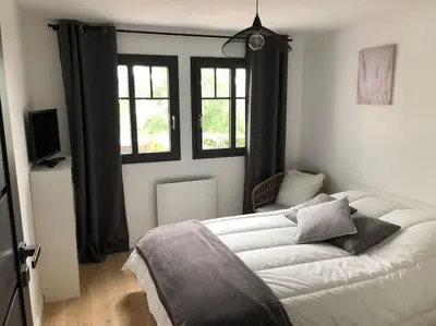 Un ou plusieurs lits dans un hébergement de l'établissement Villa, au coeur de Morgat