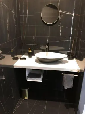Salle de bains dans l'établissement Villa, au coeur de Morgat