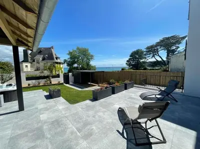 Balcon ou terrasse dans l'établissement Villa, au coeur de Morgat