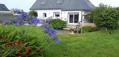 Jardin de l'établissement Chambre d'hôtes de la voie bleue.