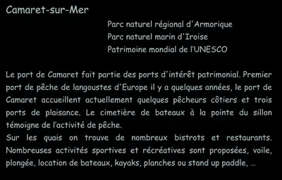 Plan de l'établissement Cozy and welcoming, Pretty quiet holiday home, Crozon peninsula, Camaret-sur-mer
