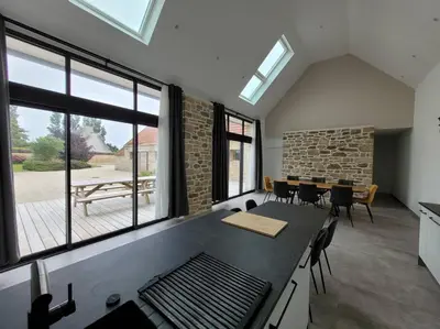 Plan de l'établissement Maison familiale proche plages avec jacuzzi