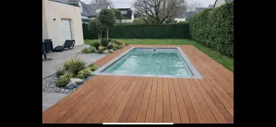 Piscine de l'établissement Maison contemporaine 8 personnes Bénodet ou située à proximité