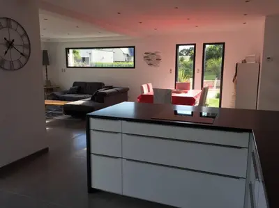 Plan de l'établissement Maison contemporaine 8 personnes Bénodet