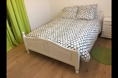 Un ou plusieurs lits dans un hébergement de l'établissement Maison contemporaine 8 personnes Bénodet