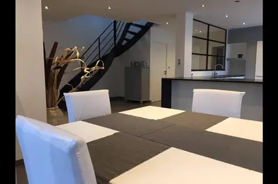 Plan de l'établissement Maison contemporaine 8 personnes Bénodet