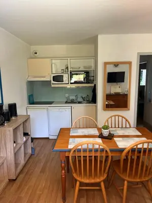 Cuisine ou kitchenette dans l'établissement Appartement T3 équipé