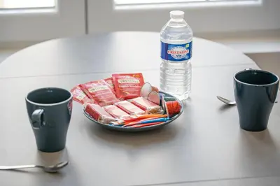 Nourriture dans l'appartement ou à proximité