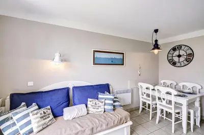 Un ou plusieurs lits dans un hébergement de l'établissement Résidence Cap Marine - maeva Home - Duplex 2 Pièces 4 Personnes - Sélection MAE-1676