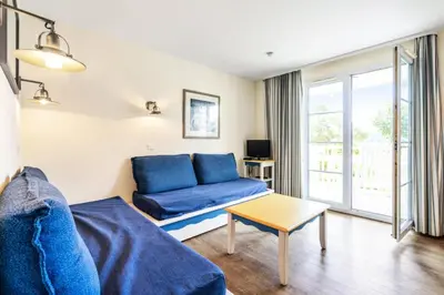 Coin salon dans l'établissement Résidence Cap Azur - maeva Home - Appartement 3 Pièces 6 Personnes - Confort MAE-1051
