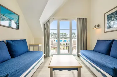 Coin salon dans l'établissement Résidence Cap Azur - maeva Home - Appartement 2 Pièces 5 Personnes - Confort MAE-4387