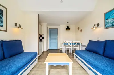 Coin salon dans l'établissement Résidence Cap Azur - maeva Home - Appartement 2 Pièces 5 Personnes - Confort MAE-4387