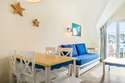 Coin salon dans l'établissement Résidence Cap Azur - maeva Home - Appartement 2 Pièces 5 Personnes - Confort MAE-4387