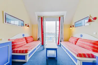 Un ou plusieurs lits dans un hébergement de l'établissement Résidence Cap Marine - maeva Home - 2 Pièces 5 Personnes Confort MAE-1193