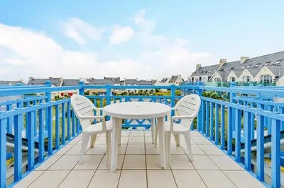 Balcon ou terrasse dans l'établissement Résidence Cap Marine - maeva Home - 2 Pièces 5 Personnes Confort MAE-1193