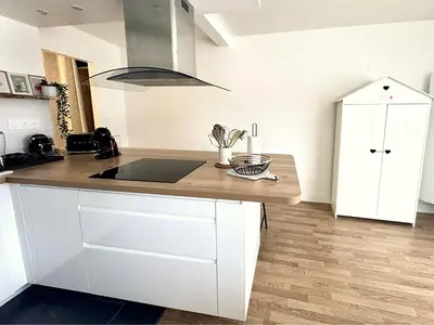 Cuisine ou kitchenette dans l'établissement Escale de Charme à Brest - Hypercentre