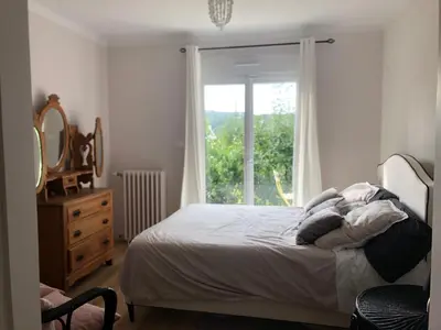 Un ou plusieurs lits dans un hébergement de l'établissement Fleur de l Elorn