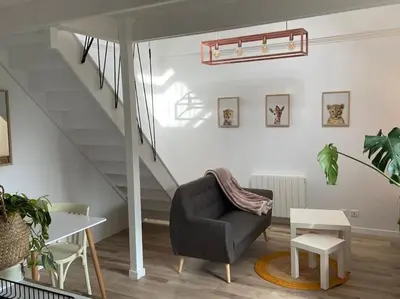 Coin salon dans l'établissement En plein cœur du Pays Bigouden