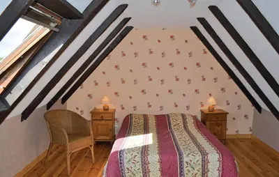 Un ou plusieurs lits dans un hébergement de l'établissement Holiday Home Plozevet 59