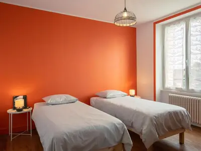 Un ou plusieurs lits dans un hébergement de l'établissement Holiday Home Ty Cam by Interhome