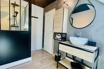 Salle de bains dans l'établissement Ti-vakañsoù - maison de vacances