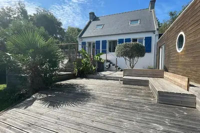 Jardin de l'établissement Ti-vakañsoù - maison de vacances