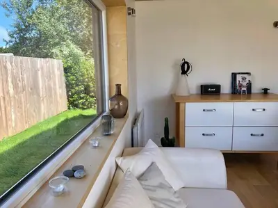 Un ou plusieurs lits dans un hébergement de l'établissement Les bungalows de la Torche - B°3 West