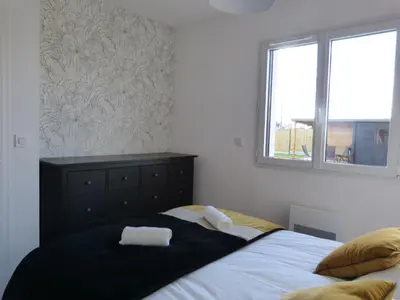 Un ou plusieurs lits dans un hébergement de l'établissement Villa Ty Plad, Penmarc'h