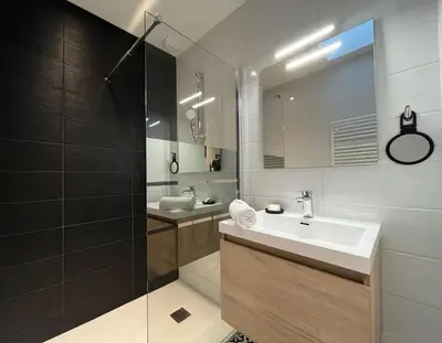 Salle de bains dans l'établissement Villa Ty Plad, Penmarc'h