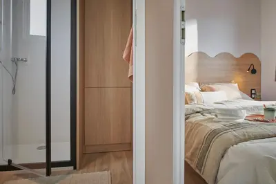 Un ou plusieurs lits dans un hébergement de l'établissement Camping de la côte des légendes
