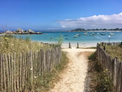 Paysage naturel près de le camping