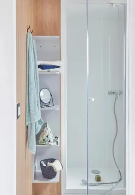 Salle de bains dans l'établissement Camping de la côte des légendes