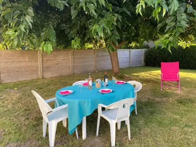 Jardin de l'établissement Apartment in Loctudy by Lodonnec Beach