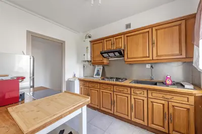 Cuisine ou kitchenette dans l'établissement Ty'brestoise proche centre - jardin- parking gratuit