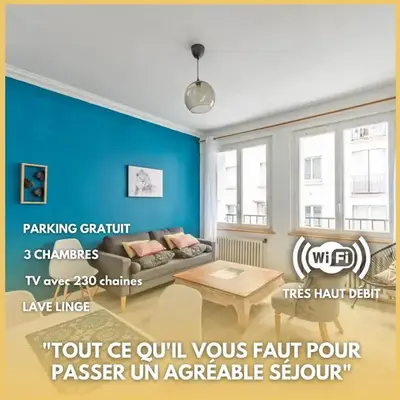 Ty'brestoise proche centre - jardin- parking gratuit